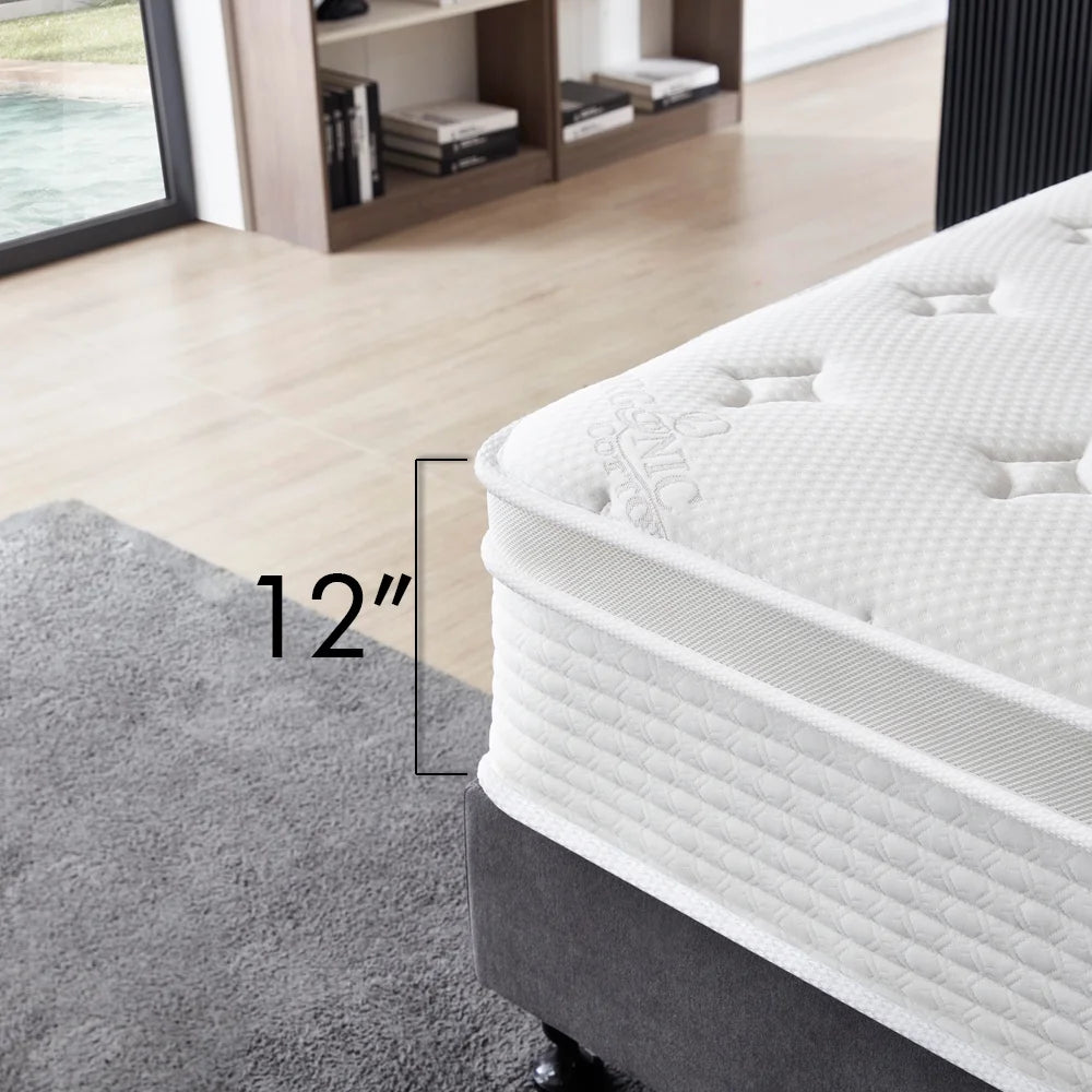Memory Foam Spring Hybrid Full Size Mattress F934902