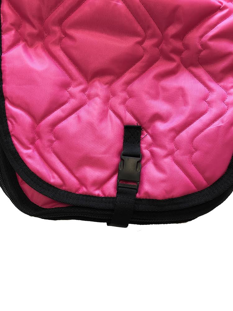 Large Padded Hot Pink Horse Saddle Carrier Bag E676632