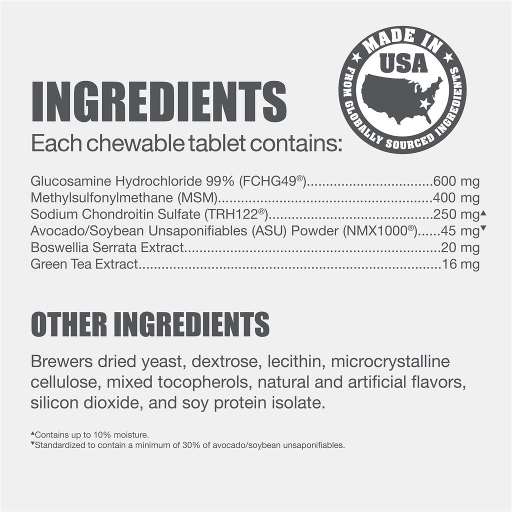 Joint Health Supplement with MSM for Small to Medium Dogs Z291