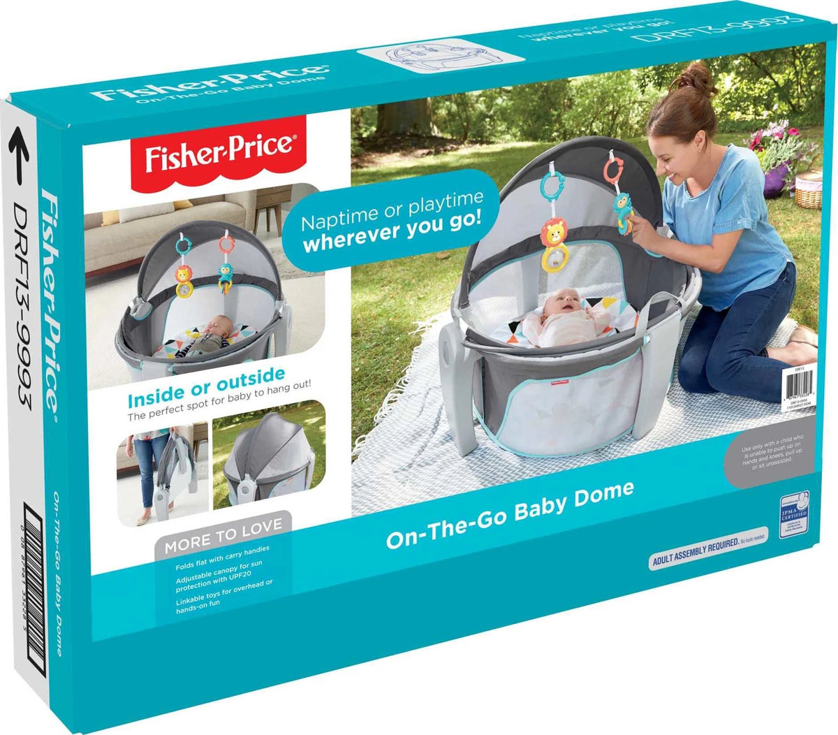 Portable Bassinet and Play Space with Toys D84654