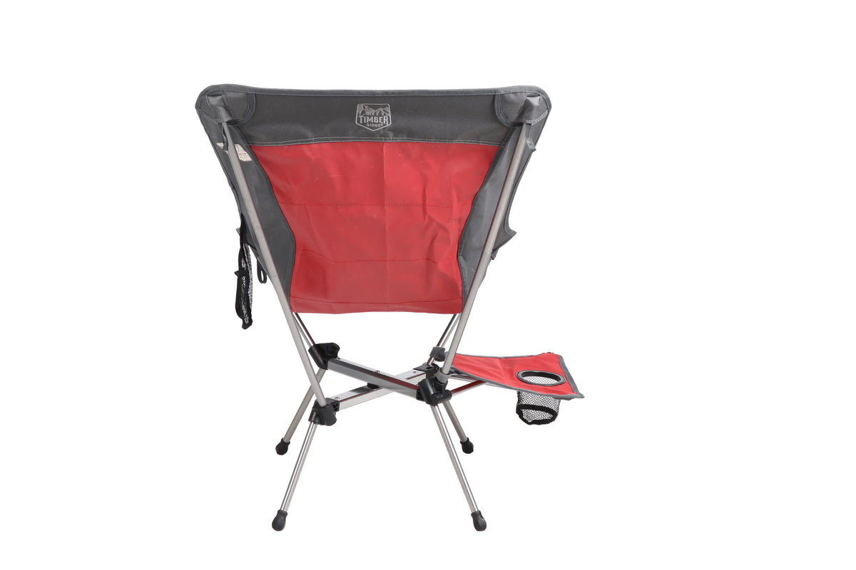 Red and Gray Backpack Camping Chair M98657