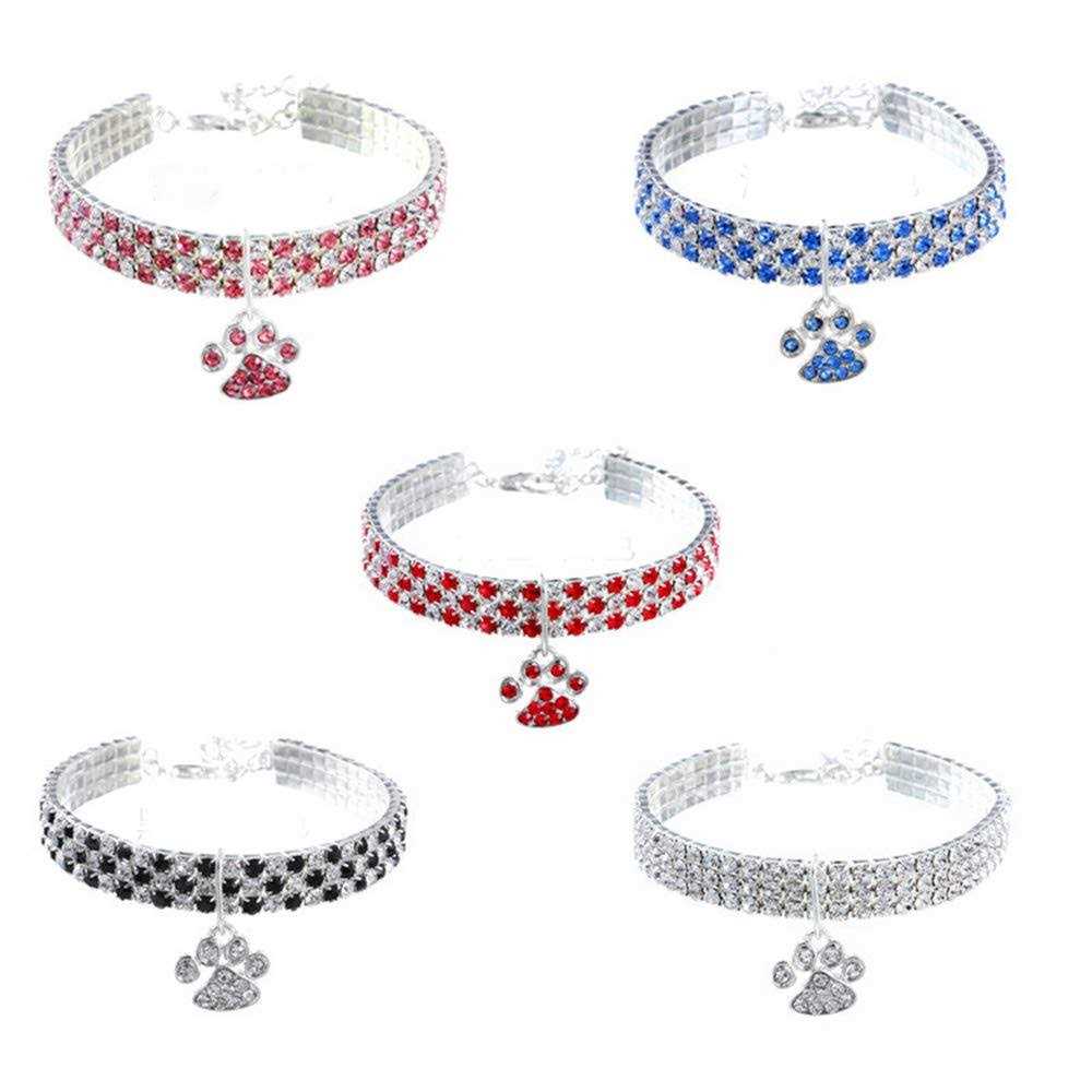 Adjustable Crystal Diamond Pet Collar H155151