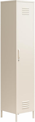 Parchment Metal Storage Cabinet V3948