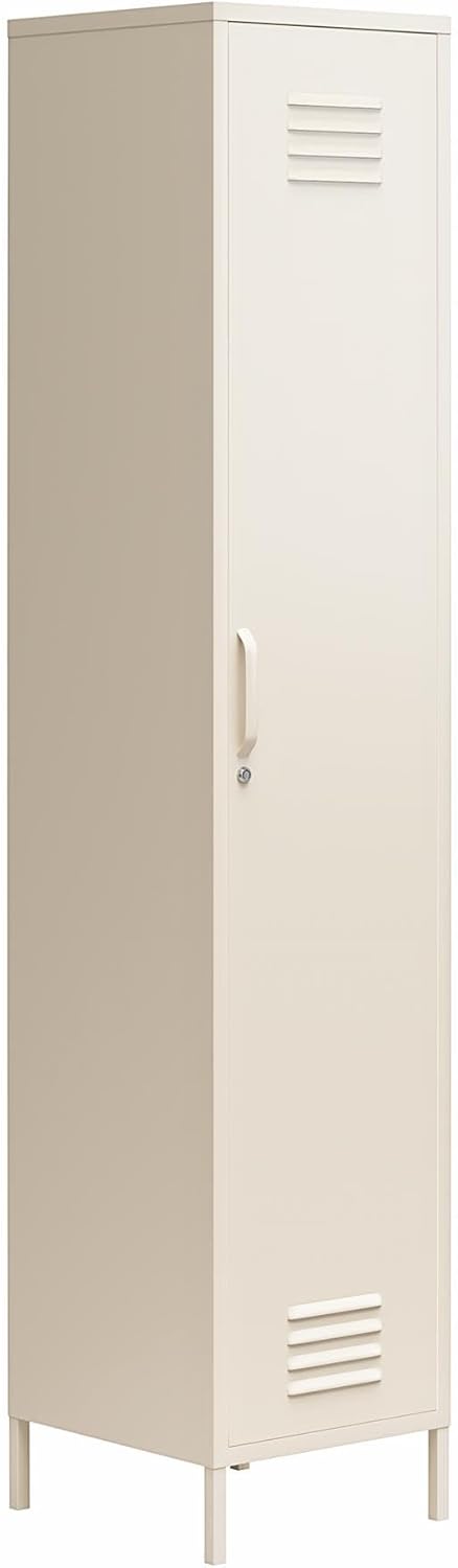Parchment Metal Storage Cabinet V3948