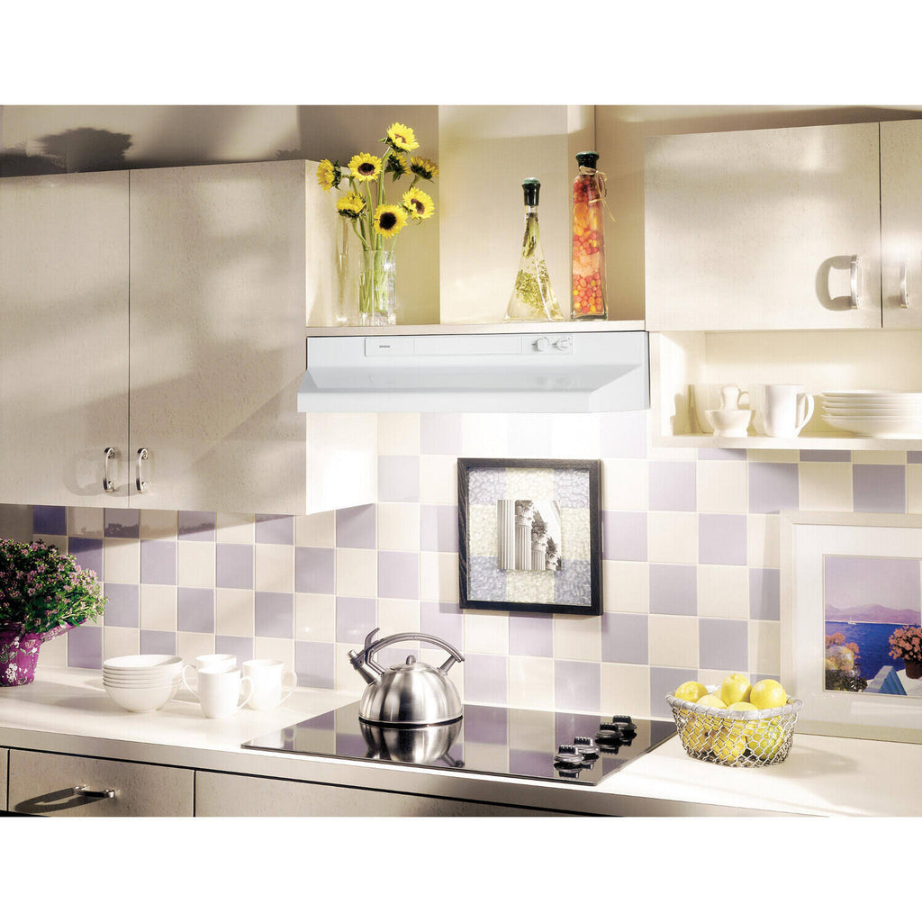 30x22 Under-Cabinet Range Hood, 220 CFM, White H4343