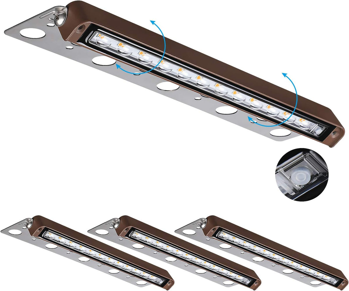 12 Inch Dimmable LED Hardscape Lighting, Pack of 4 B442653