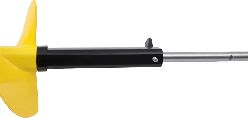Ice Drill Auger, Cordless Nylon Ice Drill Bit with Centering Blade, 8" Ice Drill Bit with Bit Adapter and Top Plate O12001