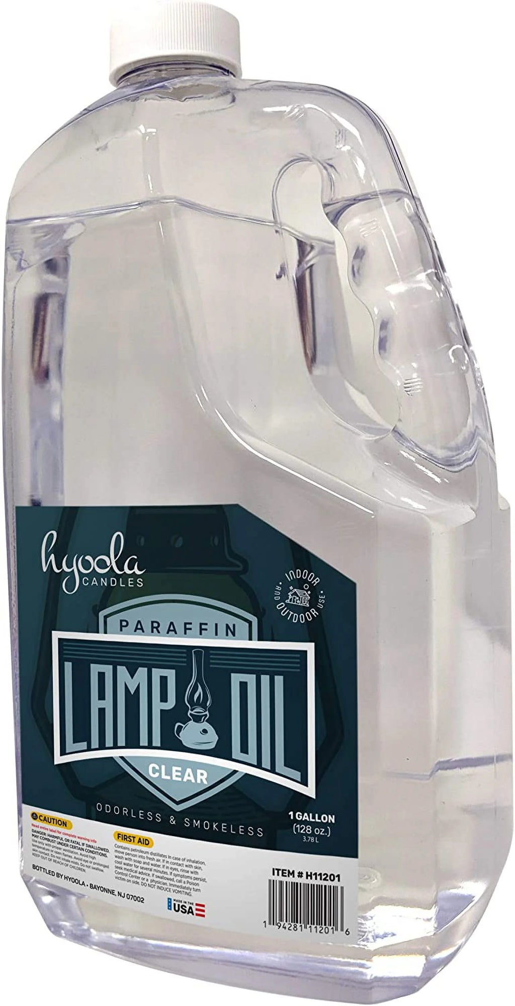 Clean Smokeless Liquid Paraffin Lamp Oil, Clear, 1 Gallon P943