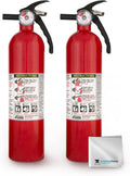 2 Pack Red Multipurpose Fire Extinguishers T8053