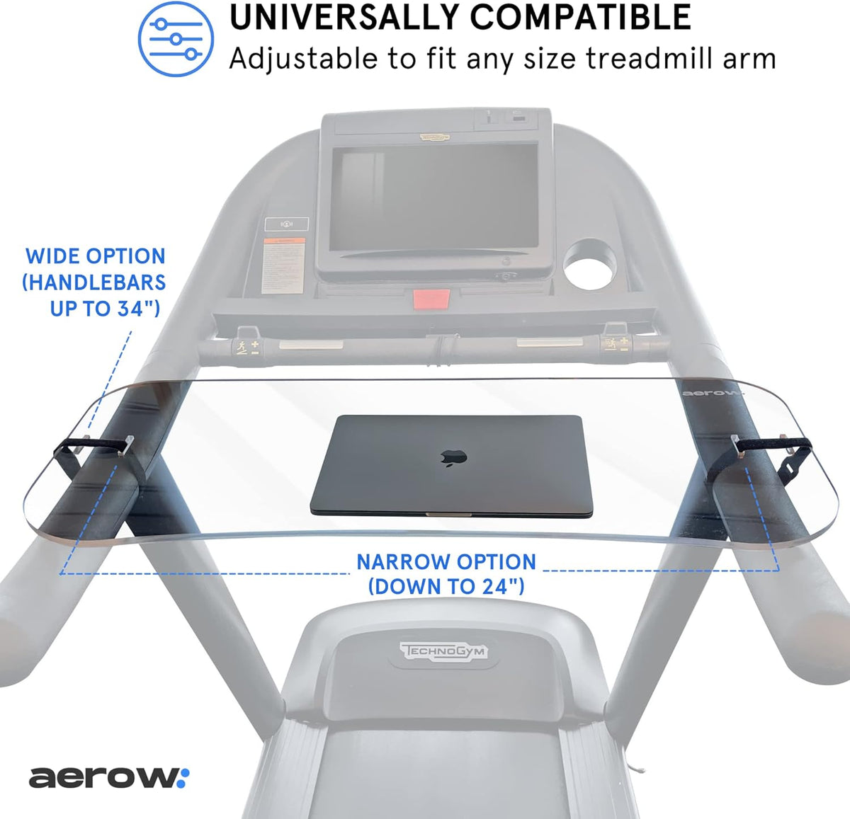Clear Laptop Stand for Treadmill Pack of 2 D1646