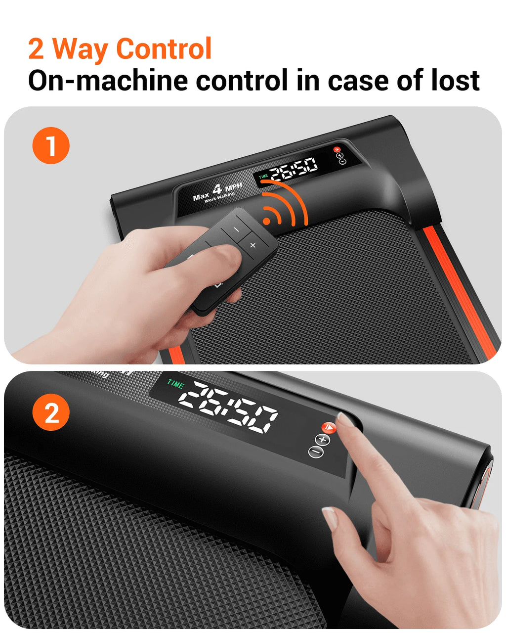 Under Desk Treadmill with Remote Control G8998