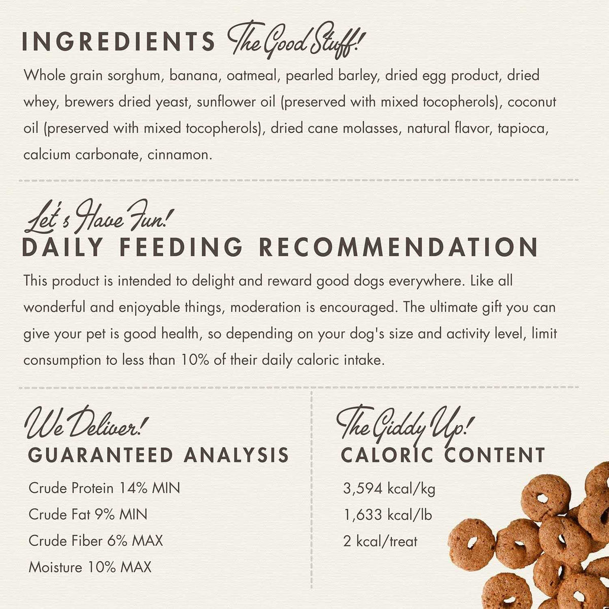 Crunchy O's Dog Treats Y871648