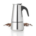 6 Cup Stovetop Espresso Maker 10oz Stainless Steel Black O45802
