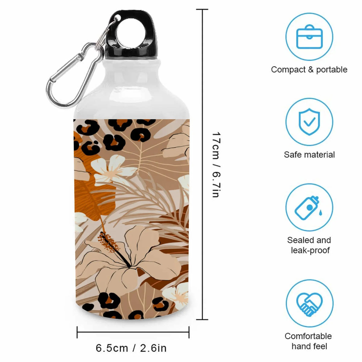 400ml Aluminum Sport Water Bottle with Twist Cap P475937