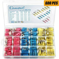 600 Pcs Heat Shrink Waterproof Butt Wire Connectors Terminals S14646