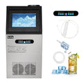 Stainless Steel Freestanding Ice Maker Machine, 70lbs/24h, Black G841333