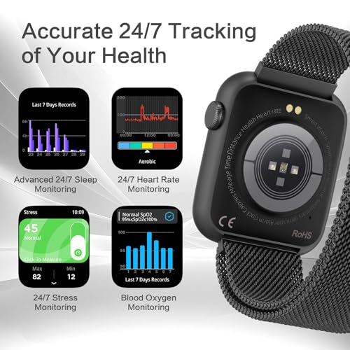 Smart Watch with Blood Pressure Heart Rate Sleep Monitor IP68 Waterproof Fitness Tracker B260