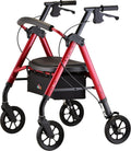 Red Heavy Duty Extra-Wide Rollator F296