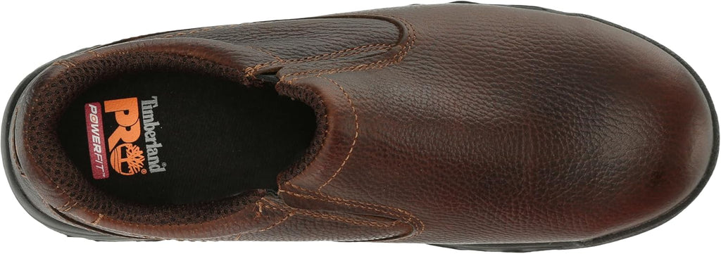 Camel Brown Slip On Alloy Safety Toe Work Shoe C300