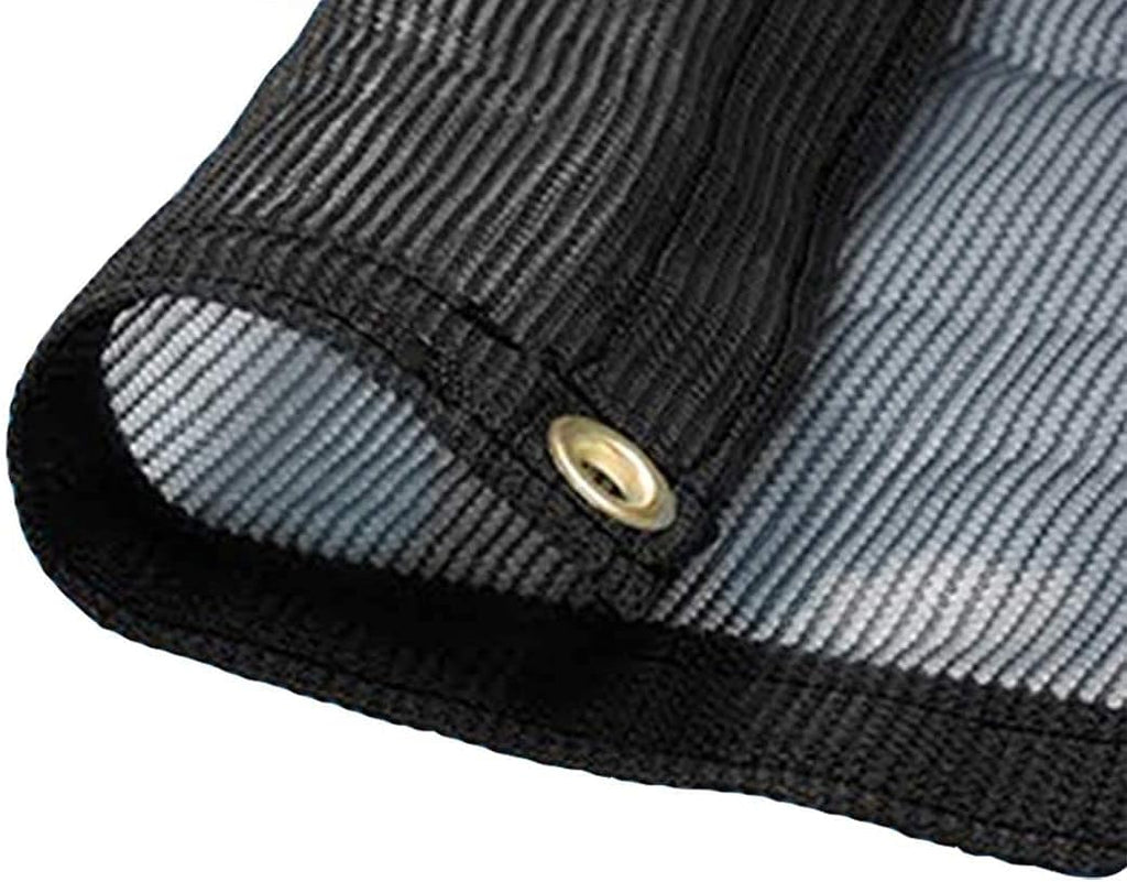 Black Mesh Polyethylene Tarp 12 Foot x 20 Foot H8455