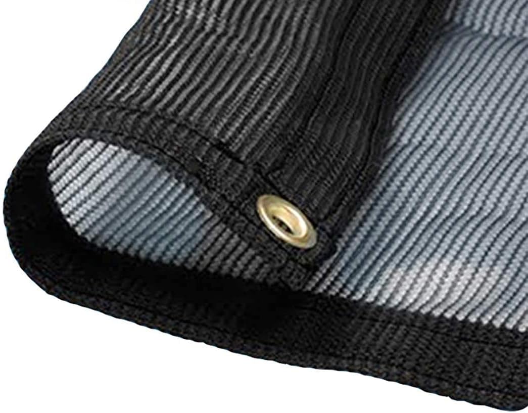 Black Mesh Polyethylene Tarp 12 Foot x 20 Foot H8455