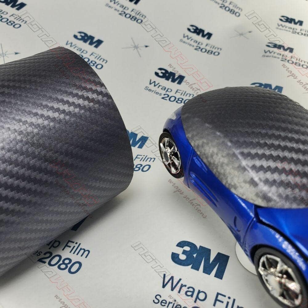 Anthracite Carbon Fiber Vinyl Wrap V15395