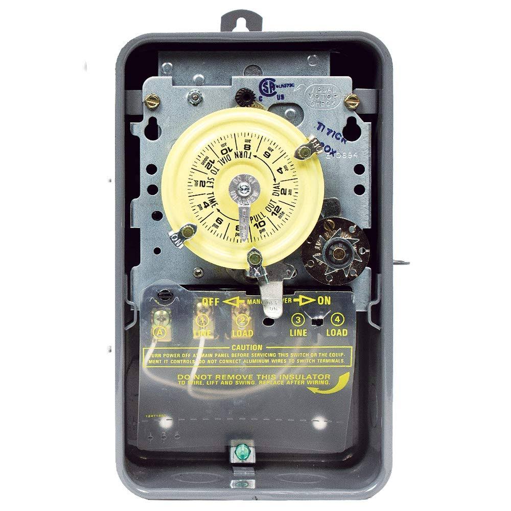 Gray Mechanical Time Switch I5287