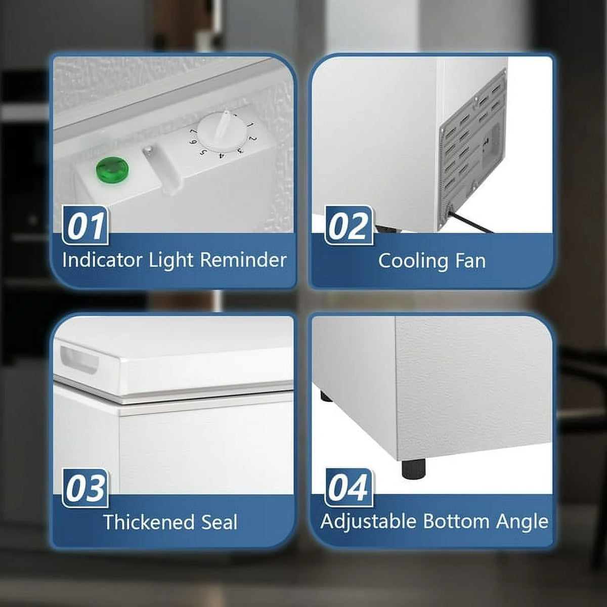 1.8 Cu.ft White Compact Freezer M17866