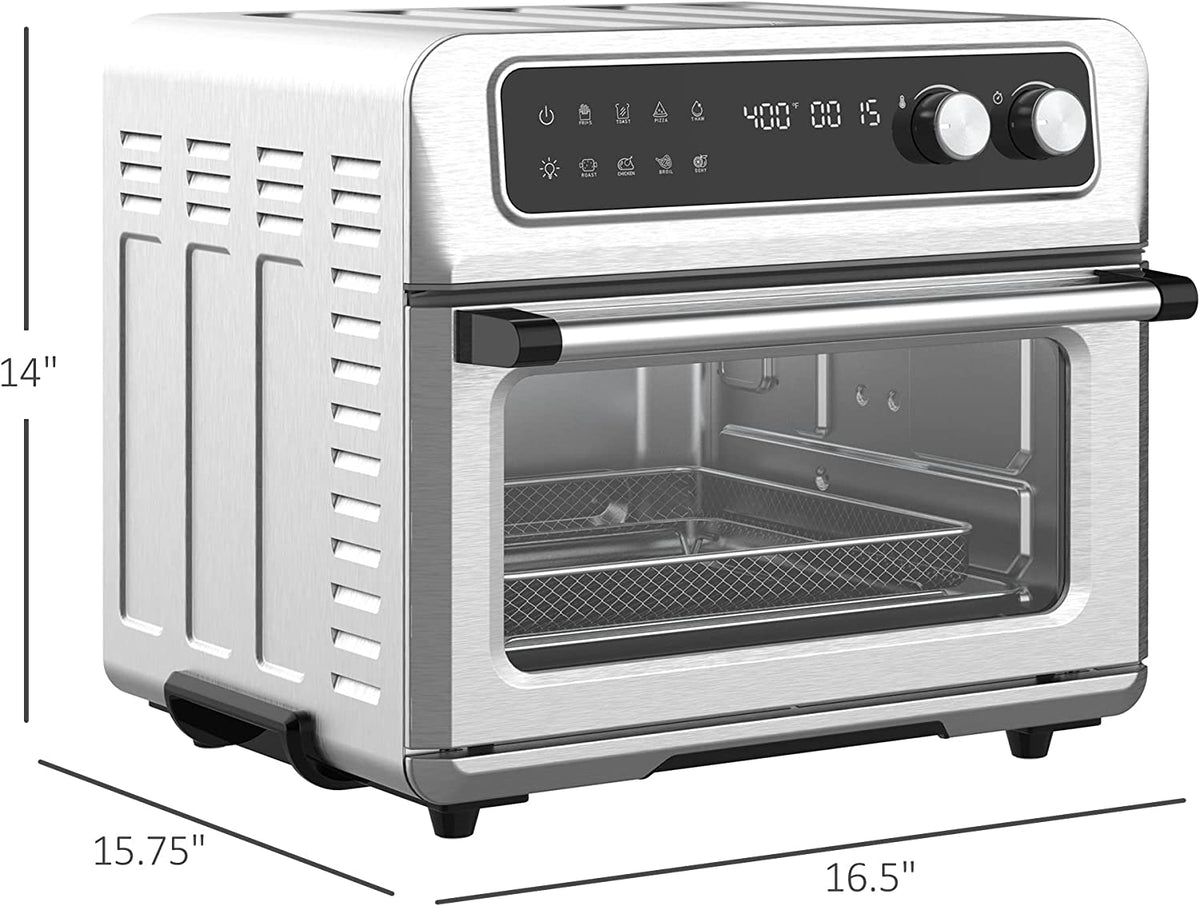 21QT 8-In-1 Stainless Steel Convection Countertop Oven P90730