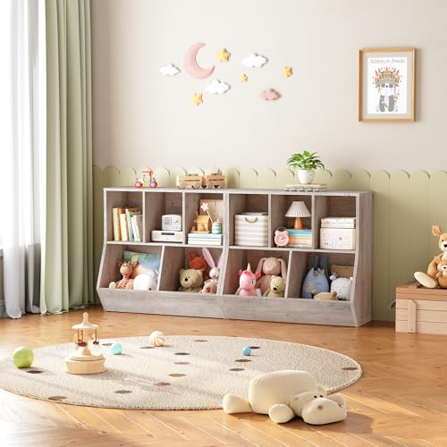 Kids Bookshelf Toy Storage Cubby T489