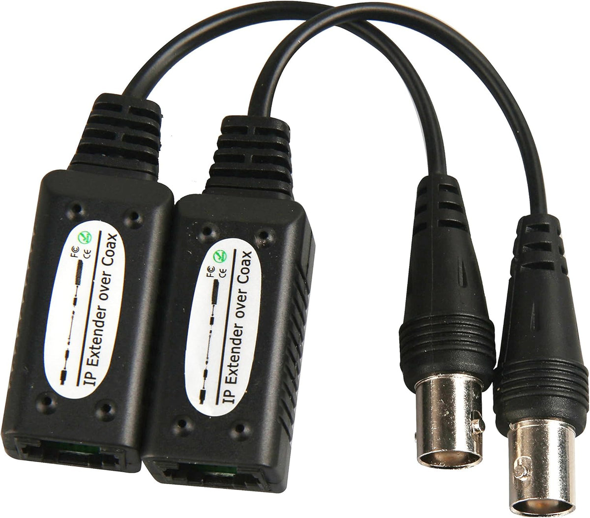 2 Pack IP Camera Video Extender Over Coaxial Cable Q72846