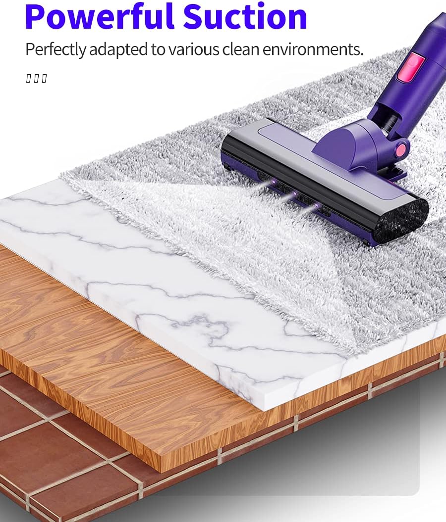 Cordless Vacuum Cleaner 24Kpa 40 min 250W Purple Z3635
