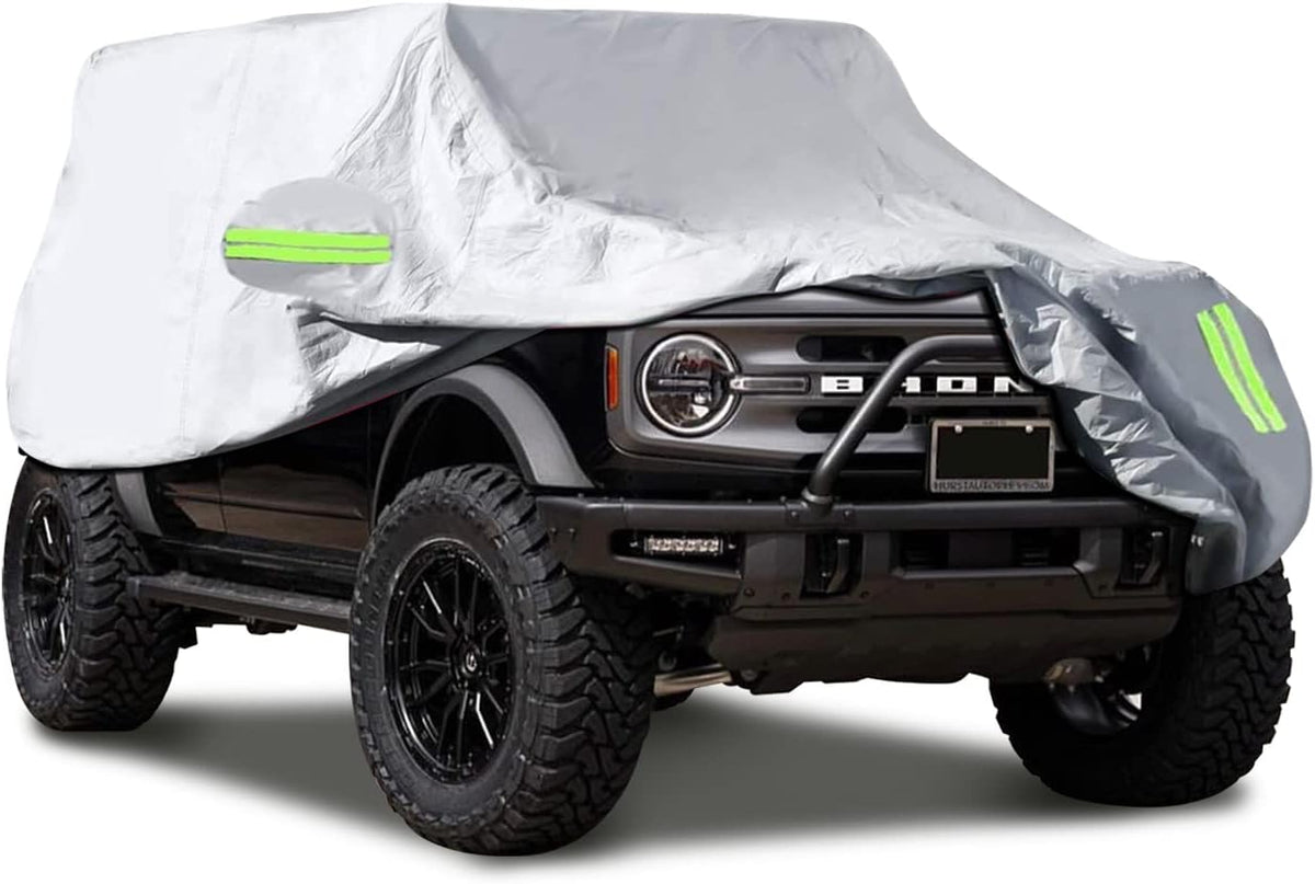 6 Layers Waterproof SUV Car Cover with Zipper T578512