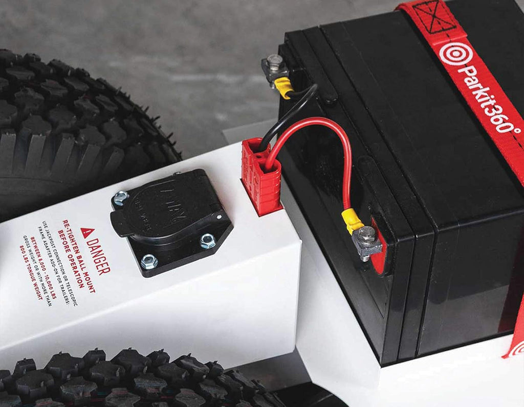 Battery Powered Trailer Dolly with 2 Hitch Balls M447678