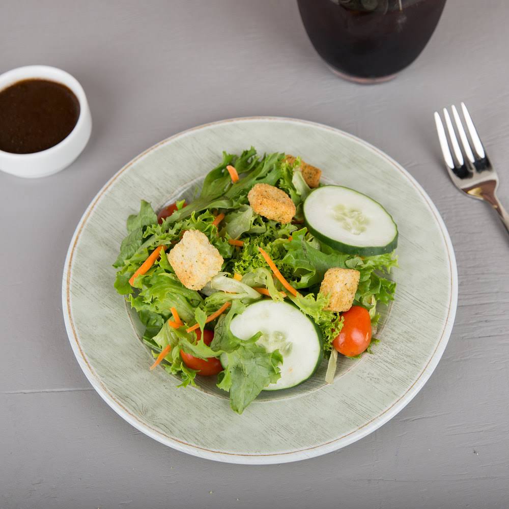 Jade Round Melamine Salad Plate - 12/Case E95314