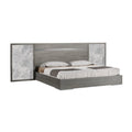 King Size 3-Piece Bedroom Set, Light Grey Oak Veneer K169660