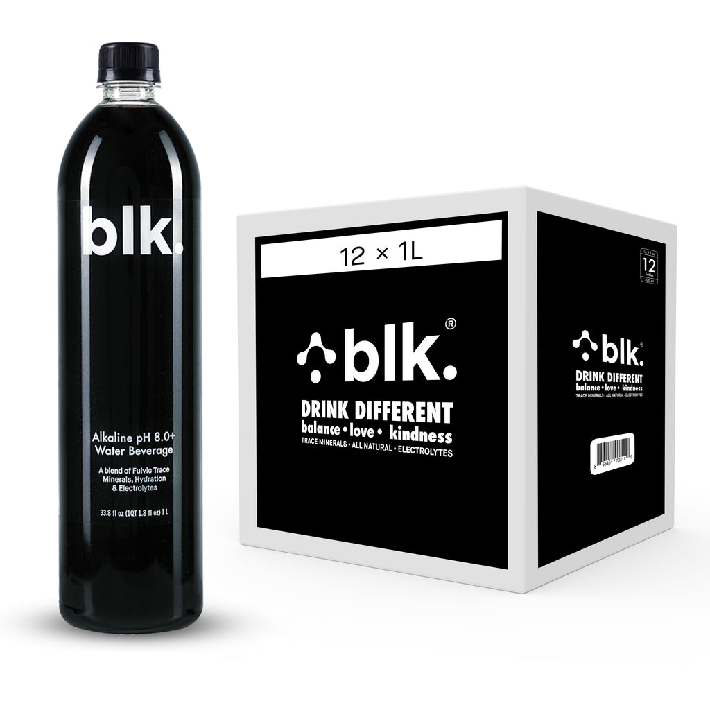Water Infused with Fulvic Minerals, Essential Amino Acids, Trace Minerals, Alkaline Ph 8.0+, 1L (Pack Of 12) S618