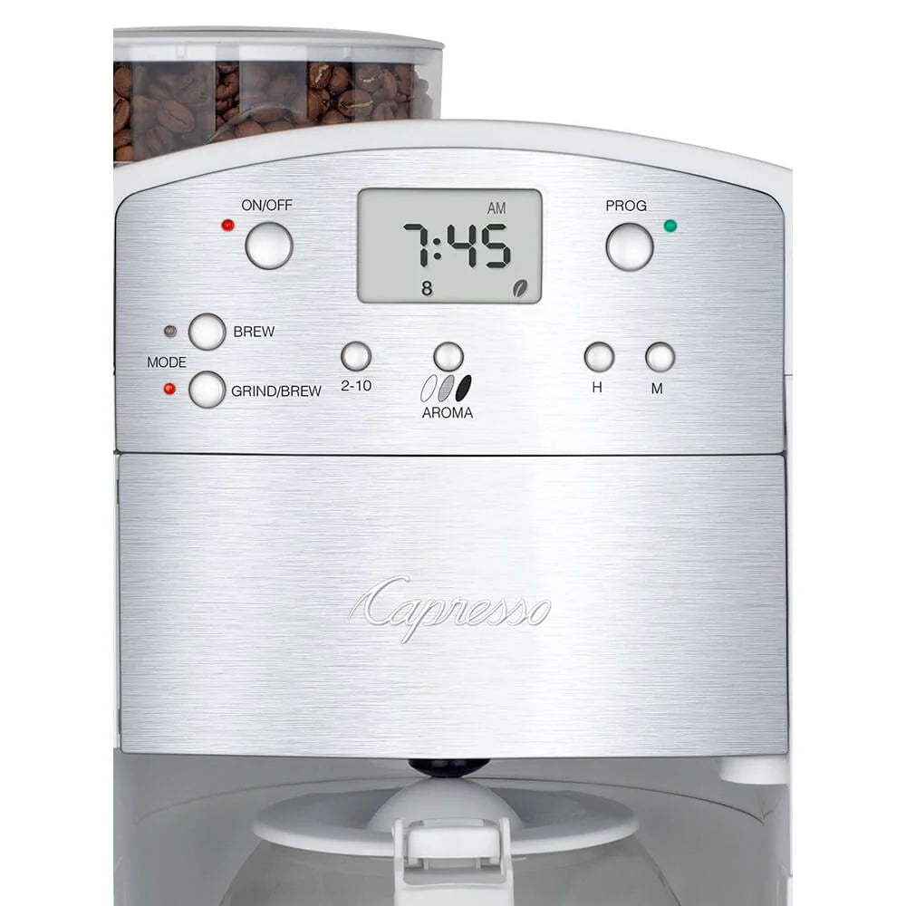 Black Coffee Maker with Conical Burr Grinder X2989
