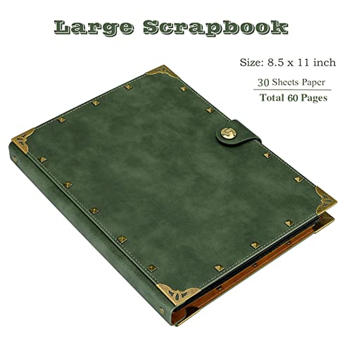 Leather Scrapbook Album 10.8"x8.6" 60 Pages P15074