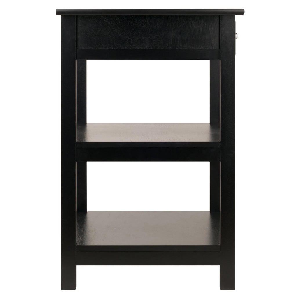 Black Finish Printer Stand E253274