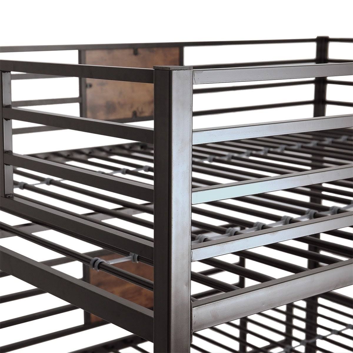 White Full Over Full Over Full Triple Bed V88220