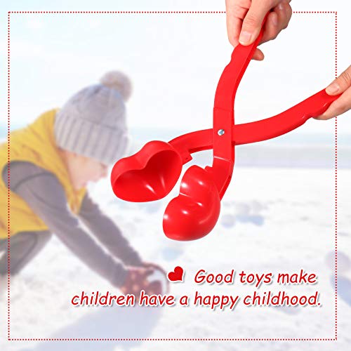 Heart Snowball Maker with Handle Plastic J745