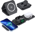 3 in 1 Magnetic Foldable Wireless Charger, Black U233683
