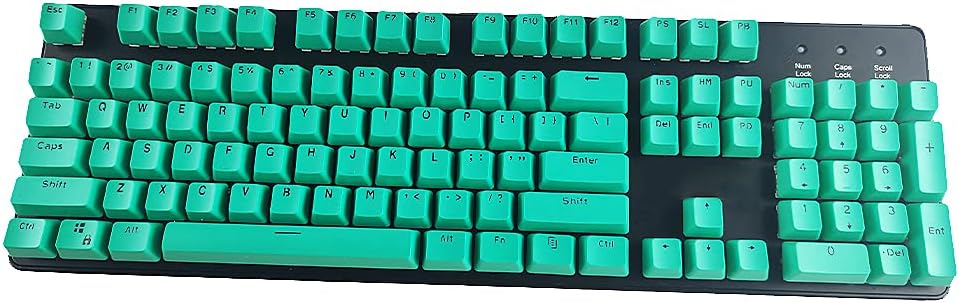 Full 104 PBT Keycaps Set OEM Profile with Keycap Puller (Purple) N10167