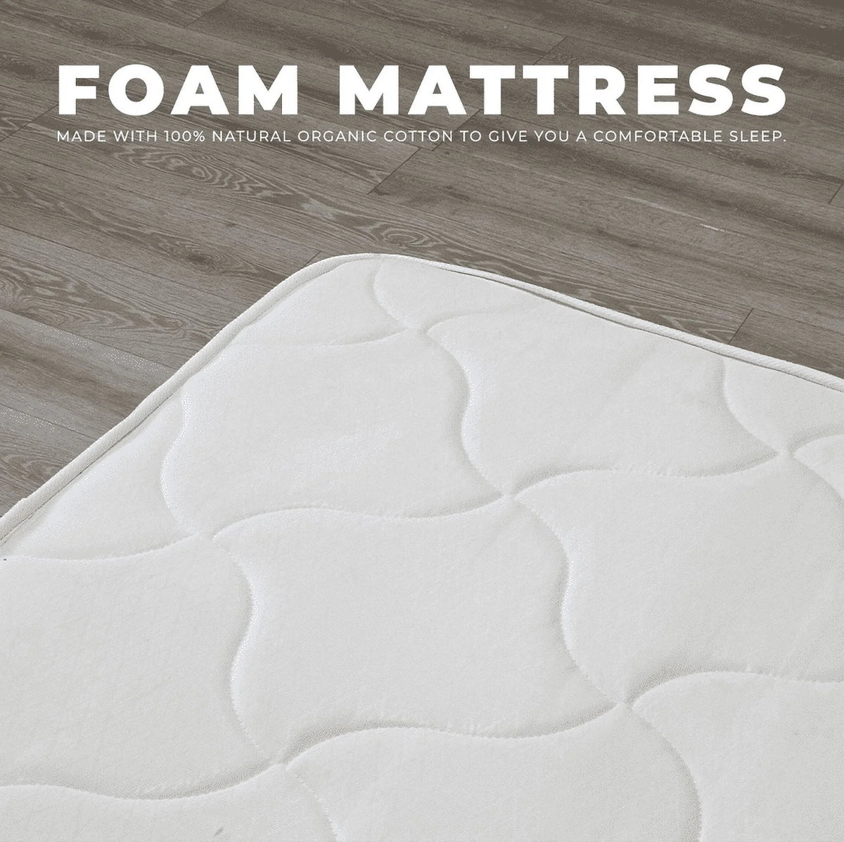 6 Inch Medium Firm Euro Top Foam Mattress J1381