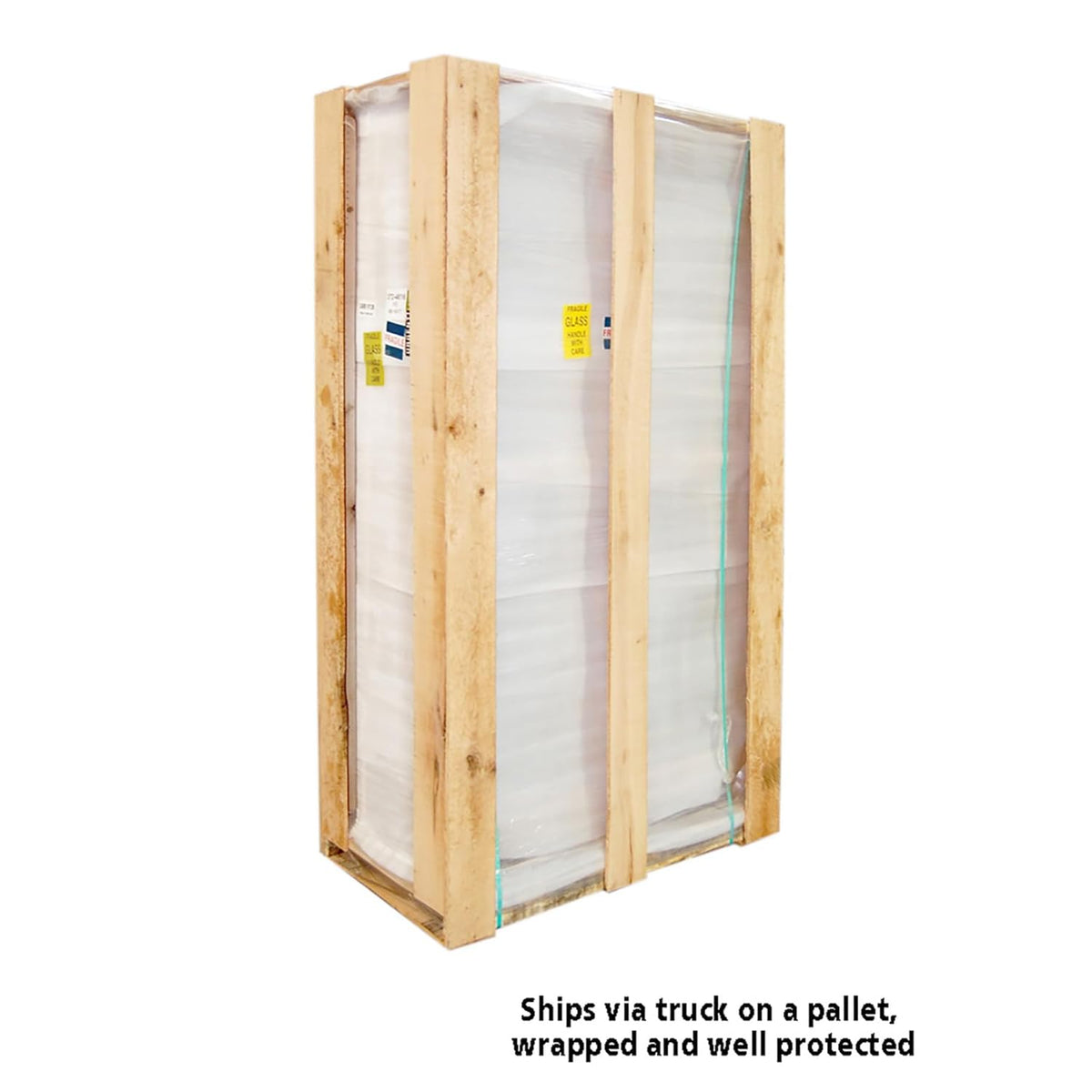 48" W x 22" D x 84" H 24 Trays Oak Storage Cabinet with Locking Double Doors B547202