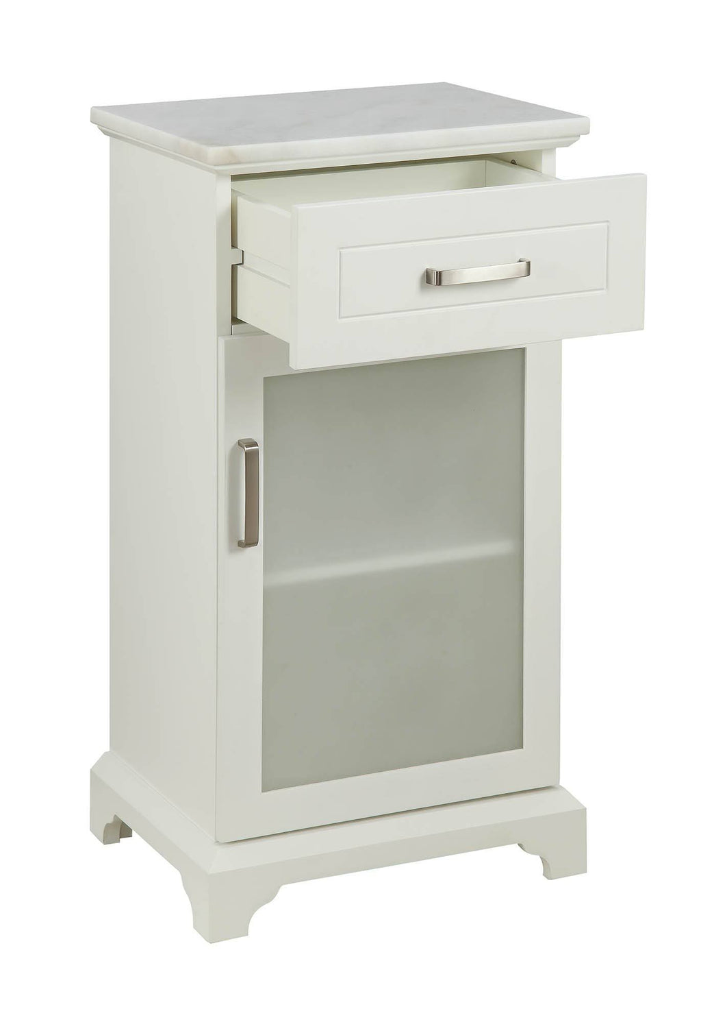 White Classy Cabinet J17455