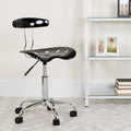 Adjustable Swivel Chair Bright Blue Q432665