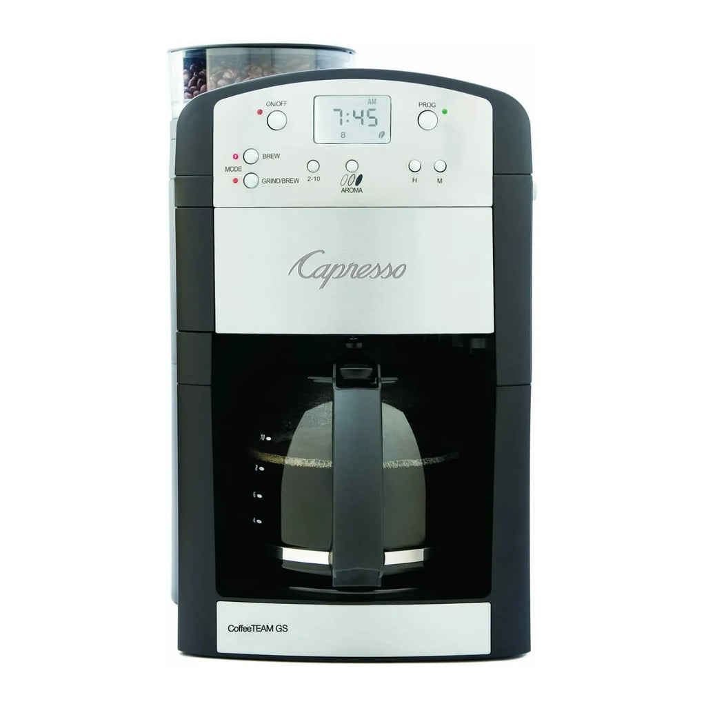 Black Coffee Maker with Conical Burr Grinder X2989