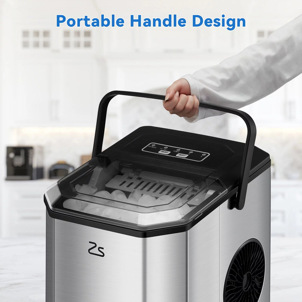 Countertop Nugget Ice Maker with Self-cleaning D591